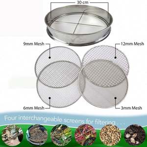 Bonsai setaccio suolo rete Sieb filtro grande Tamis De cereali Seives - Product Image 2