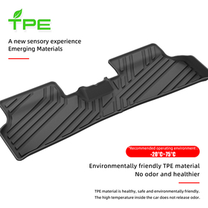 Alfombrilla de Piso para Auto 3D de TPE, Impermeable, Antideslizante, Juego Completo para <span class=keywords><strong>Hyundai</strong></span> <span class=keywords><strong>Kona</strong></span> Eléctrico 2023-2025, Volante a la Derecha, EV, Venta Caliente - Product Image 4