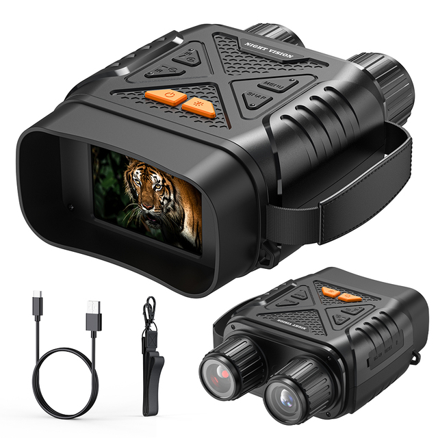Outdoor Electron Microscope Hunting Camera 2.8 Inch 1080P Oem Night Vision Telescope & Binoculars & Goggles With Video Recording