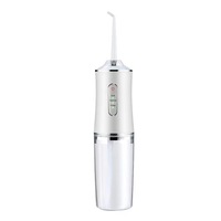 Hydropulseur dentaire intelligent portable en plastique avec réservoir d'eau intégré, étanche IPX6, pour usage hôtelier et domestique, appareil de nettoyage dentaire électrique
