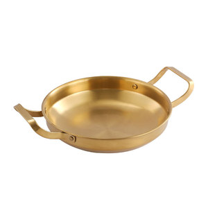 Casserole en acier inoxydable à double poignée compatible induction pour usage commercial - Product Image 5