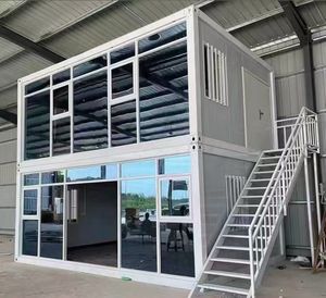 Jardín portátil <span class=keywords><strong>de</strong></span> dos pisos Paquete <span class=keywords><strong>de</strong></span> China modular moderno Contenedor <span class=keywords><strong>de</strong></span> montaje rápido Resorts Home 2 3 Dormitorios para hotel - Product Image 1