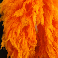 Boa en plumes d'autruche douces, plumes de poussin, plumes moelleuses, vente en gros pour fête, mariage, costume, décoration de scène burlesque