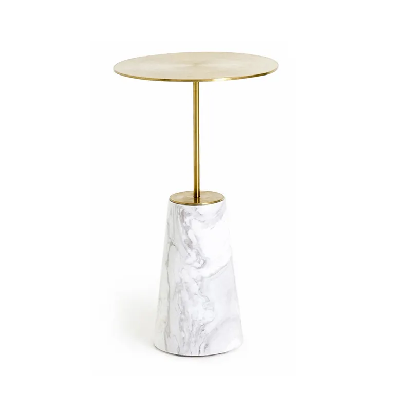 नवीनतम डिजाइन संगमरमर कोने की मेज से गर्म बेच साइड टेबल खरीदने चीन निर्माता