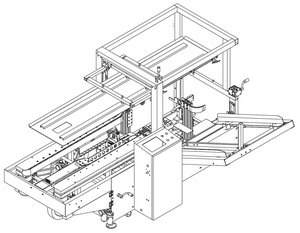 Automatische Servo formung Karton auf richter Pneumatisch angetriebene vertikale Hochgeschwindigkeits-Kasten öffnungs maschine - Product Image 2