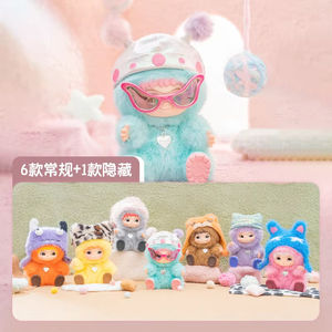 WAKUKU Plush Party Series Blind Box Figurine en peluche mignonne à collectionner Poupée <span class=keywords><strong>de</strong></span> présentation Cadeau Polyester Unisexe Tous âges - Product Image 2