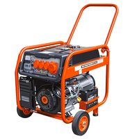 Générateur d'essence portable 8 kW (8000 W nominale, 9,3 kW max) avec AVR pour services d'aménagement paysager et de gestion immobilière