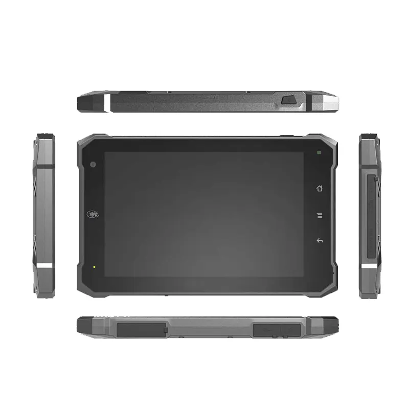 Android 7 OS Tablet Industrial de 7 pulgadas con cámara NFC GPS 4G vehículo Panel PC