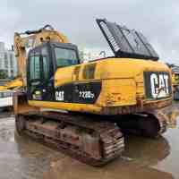 Excavatrice sur chenilles hydraulique CAT d'occasion Caterpillar 323D 320D 325D, 20-25 tonnes, en bon état, équipement de construction