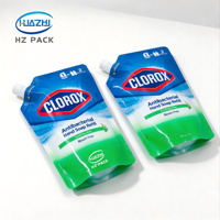 Pochettes Doypack 3L à bec verseur personnalisées avec impression hélio pour détergent, liquides, sauces, tampons, couches, sécurité et protection contre l'humidité