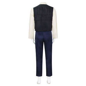 Disfraz de Cosplay de <span class=keywords><strong>Han</strong></span> <span class=keywords><strong>Solo</strong></span> para Hombre, Traje de Halloween, Chaleco, Pantalones y Cinturón de <span class=keywords><strong>Han</strong></span> <span class=keywords><strong>Solo</strong></span> - Product Image 3