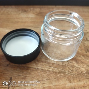 5ml 10ml 60ml petits pots de 3.5g en verre crème transparent avec couvercles à l'épreuve des enfants-autocollants personnalisés emballage de bonbons comestibles - Product Image 2