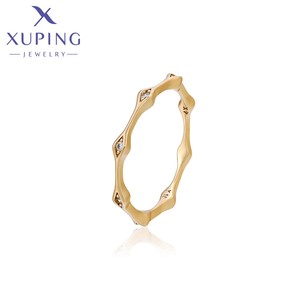 Anillo de Joyería de Diamantes de Oro de 18K, Elegante y Exquisito, de <span class=keywords><strong>Xuping</strong></span> 16214, Regalo para el Día de San Valentín, Anillo para Mujer - Product Image 1