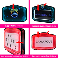 Letrero LED Personalizado para Servicio de Botellas, Letrero VIP Portátil con Luz RGB para Fiestas