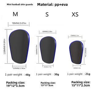 Protège-tibias de football GI – Modèle GI-Shin Guard pour adultes et enfants, design carré en plastique, légers, détection par aiguille, motif uni - Product Image 4