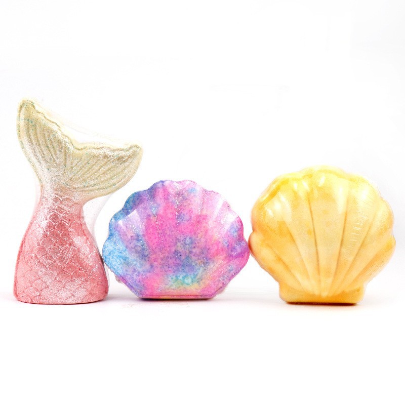 Boule de sel de bain queue de poisson 100g
