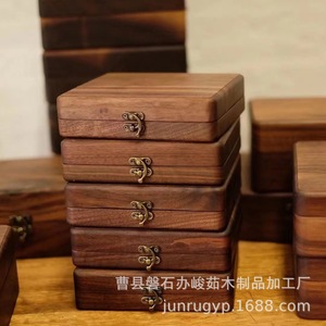 Wooden Essential Oil Storage <b>Box</b> Flip Top Organizer Round Hole Aromatherapy <b>Makeup</b> Lipstick Perfume <b>Box</b> Retro Style Shandong - Product Image 1