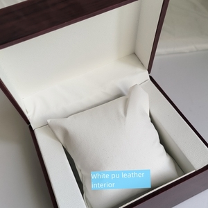 Glossy Red Đồng hồ duy nhất Vòng đeo tay Hiển thị hộp lưu trữ trường hợp Organizer Chất lượng gỗ sơn mài trường hợp - Product Image 5