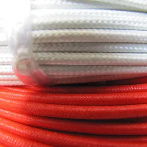 Chinese supplier 3122 20awg/22AWG/24AWG/26AWG Flexible copper cable fiberglass braid silicone rubber insulation wire