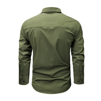 Chemise décontractée à manches longues pour homme, séchage rapide, extensible, chemise formelle à manches longues pour la randonnée, l'escalade, la chasse, chemises tactiques