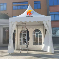 Tente de réception de haute qualité en alliage d'aluminium, imperméable, ignifuge, pour festivals, salons professionnels et événements