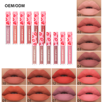 Vente en gros de gloss à lèvres hydratant brillant personnalisé, rouge à lèvres liquide mat vegan de haute qualité, gloss à lèvres repulpant imperméable et non collant