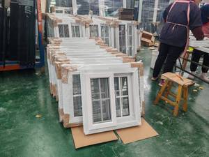 Fenêtre coulissante en <span class=keywords><strong>PVC</strong></span> à prix d'usine, double vitrage trempé, économie d'énergie, isolation thermique, avec fenêtre pour appartement - Product Image 6