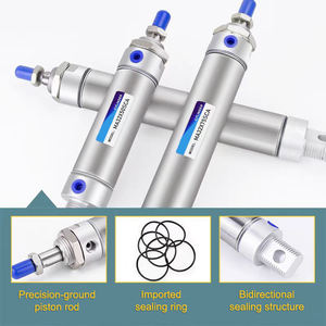 Mini Cilindro Pneumatico in Acciaio Inox a Doppia Azione Serie MA per Uso Industriale Standard Componenti del Nucleo con Cuscinetti - Product Image 3
