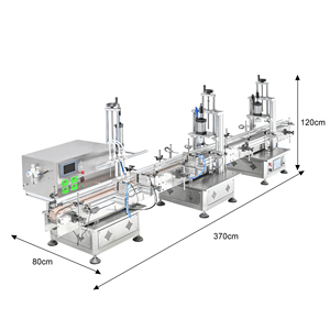 Línea de Llenado y Tapado Automática de 4 Cabezales con Bomba Peristáltica y Alimentador Automático de Tapas para Perfumes, Aceites Esenciales, Jugos y Cosméticos - Product Image 3