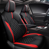Housses de siège de voiture personnalisées Accessoires de voiture en cuir Protecteur de siège de voiture étanche 2018-2024 Ensemble complet de luxe pour Toyota Camry
