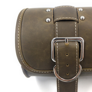 Sac à outils latéral en cuir pour moto, marron, pour <span class=keywords><strong>Harley</strong></span> <span class=keywords><strong>Chopper</strong></span> Bobber 883 1200 - Product Image 5