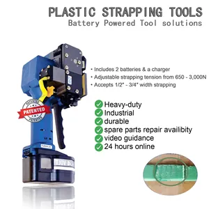 Electric Strapping Tool Packaging Banding Handheld Strapping Machine For PP/ PET Plastic Packaging Strapping Tensioner