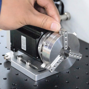 50 Wát kèm theo jpt sợi Máy khắc laser với 110*110 mét ống kính & trục quay - Product Image 2