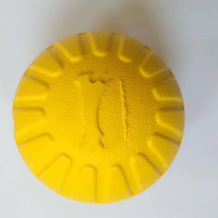 Boule solide jaune 7CM
