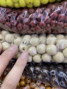 Commercio all'ingrosso 6mm/8mm/10mm/12mm/14mm/16mm/18mm/20 millimetri <span class=keywords><strong>Naturale</strong></span> Perline <span class=keywords><strong>di</strong></span> <span class=keywords><strong>Legno</strong></span> Branelli Allentati del distanziatore Per Monili Che Fanno - Product Image 6