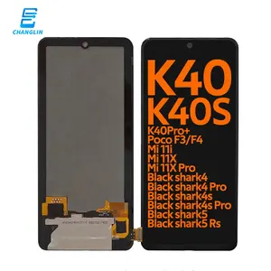 Redmi K40 K40S 콘 마르코에 대한 샤오 원본을 하이 퀄리티 LCD 공급 업체 도매 화면 교체 oled