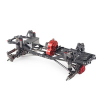 313mm SCX10 Mobil Rock Crawler Rangka Logam Modifikasi Suku Cadang Upgrade Berkualitas Tinggi Aksesoris Kit Off-road RC Profesional Mainan Dewasa
