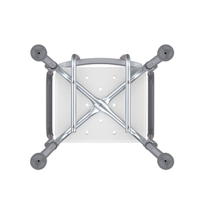 Aluminum Alloy Shower Chair 56cm x 40cm x 73-83cm <b>Adjustable</b> <b>Height</b> Non Slip Bathroom <b>Stool</b> For Elderly - Product Image 2