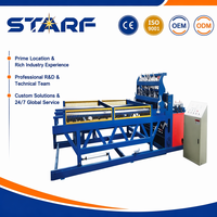 Machine de soudage automatique de grillage pour cages à volailles à commande PLC, pour fil de 2-4 mm, maille 25x50 mm, largeur 1200 mm, haute productivité pour cages de poules pondeuses