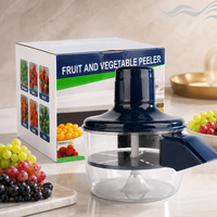 Huishoudelijk keukenapparaat oplaadbare automatische elektrische druiven- en kersentomaten-schiller kleine fruitenschilmachine