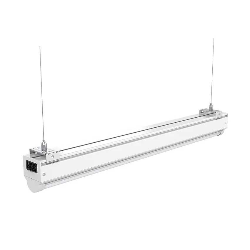 Sistema de luz de Trunking, lámpara lineal Led comercial de alto lumen, 160Lm/W