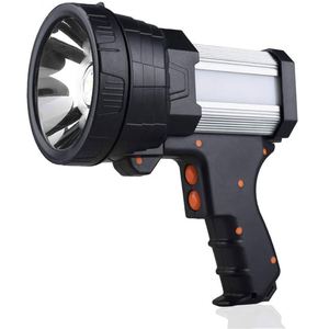 CITICITY LED ไฟฉายพกพาแบบชาร์จไฟได้ ไฟฉายทรงพลัง กันน้ำ พร้อมไฟด้านข้างสำหรับการล่าสัตว์ ค้นหา กลางแจ้ง - Product Image 1