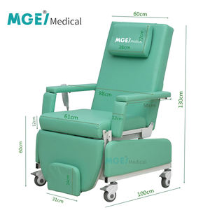 MGE-CW11 MEDIGE elektrikli mobil donör koleksiyonu transfüzyon kan alma bağış flebotomy Lab diyaliz koltuğu ev diyaliz - Product Image 3