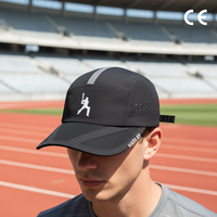 Gorra Deportiva para Exteriores, Transpirable, para Correr, de 5 Paneles, Impermeable, de Secado Rápido y Ligera