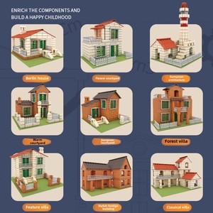 Nuevo modelo Unisex DIY ABS plástico 1:1 escala fantasía ciencia ficción tema pequeña casa arena Mesa modelo juguete edades 14 + 40 piezas pequeño - Product Image 5