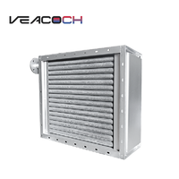 Intercambiador de Calor de Tubo Aletado Refrigerado por Aire Industrial Pequeño de Acero Inoxidable SS304 para Sistemas de Refrigeración HVAC de Centros de Datos