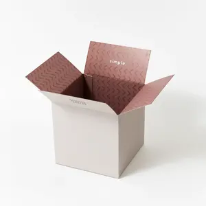 Kotak surat kemasan kemasan bergelombang kotak bergelombang kualitas tinggi kustom kotak pembungkus Hadiah ramah lingkungan