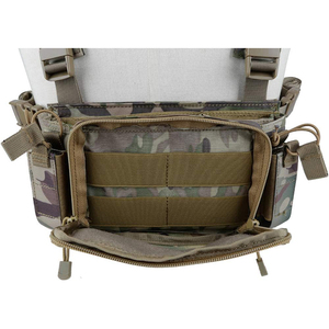 Groothandel Tactische Borst Tuig Met Multi-Pockets Hoge Kwaliteit Tactische Molle Vest Tactische Micro Borst <span class=keywords><strong>Rig</strong></span> - Product Image 4