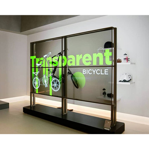 Écran <span class=keywords><strong>OLED</strong></span> transparent de 55 pouces, affichage numérique sur pied, écran tactile créatif, moniteur d'affichage numérique - Product Image 2