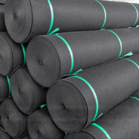 Tissu non tissé aiguilleté pour la construction routière, rouleau de feutre polyester non tissé sur mesure
